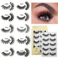 Private Label Black Mink Full Strip Lashes